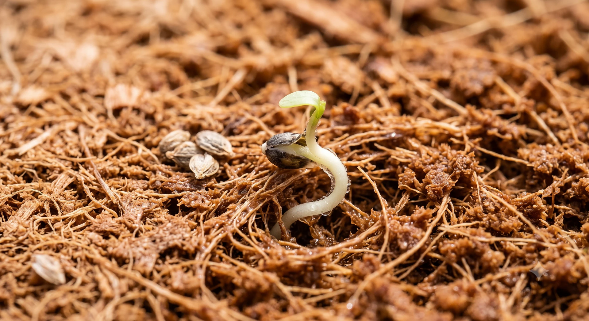 Seed Germination trays with cocopeat